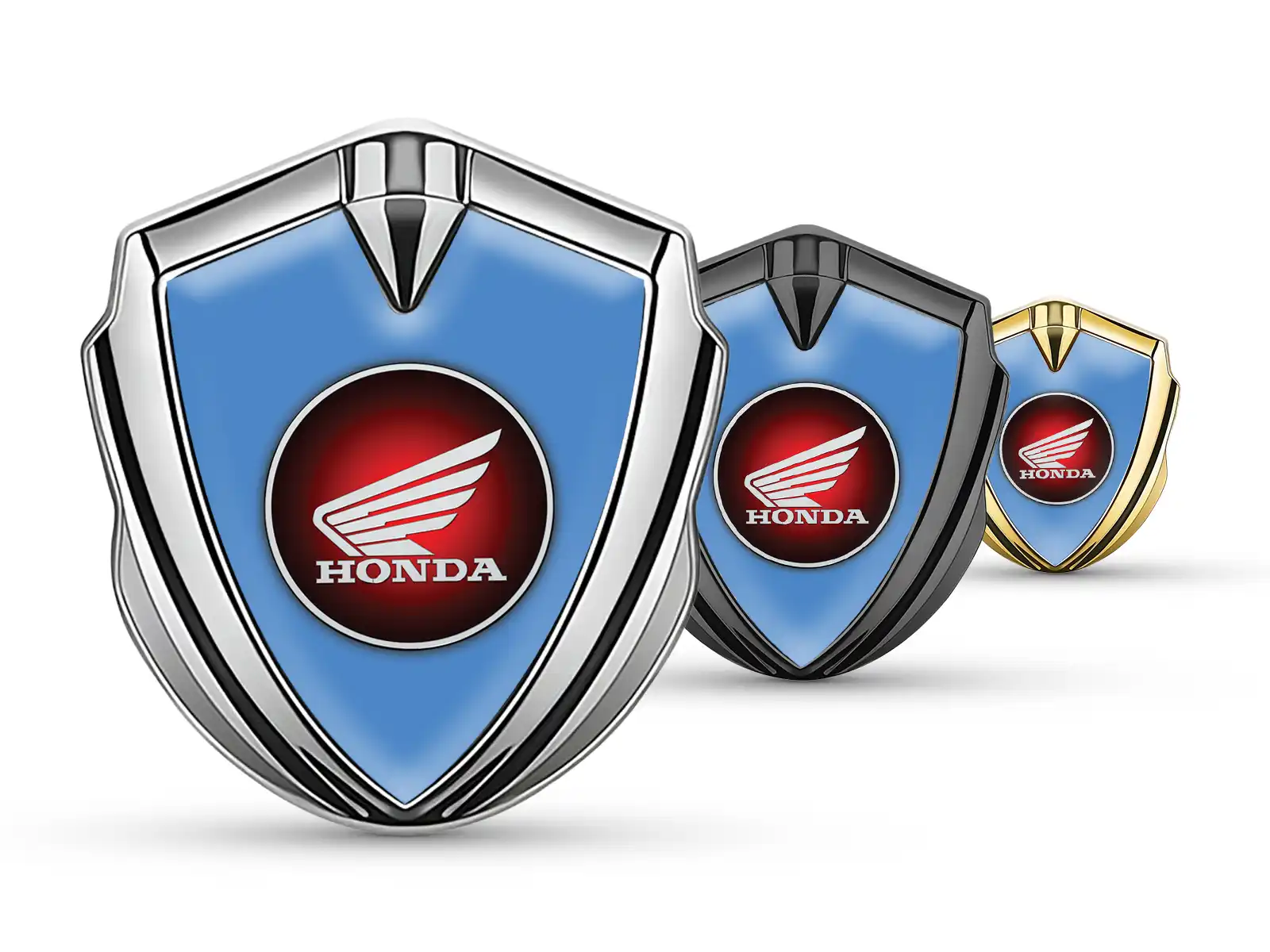 Honda 3D Silikon Abzeichen Langlebig Premium Silikon
